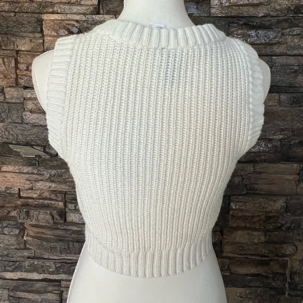 H&M Off-White Knit Sweater